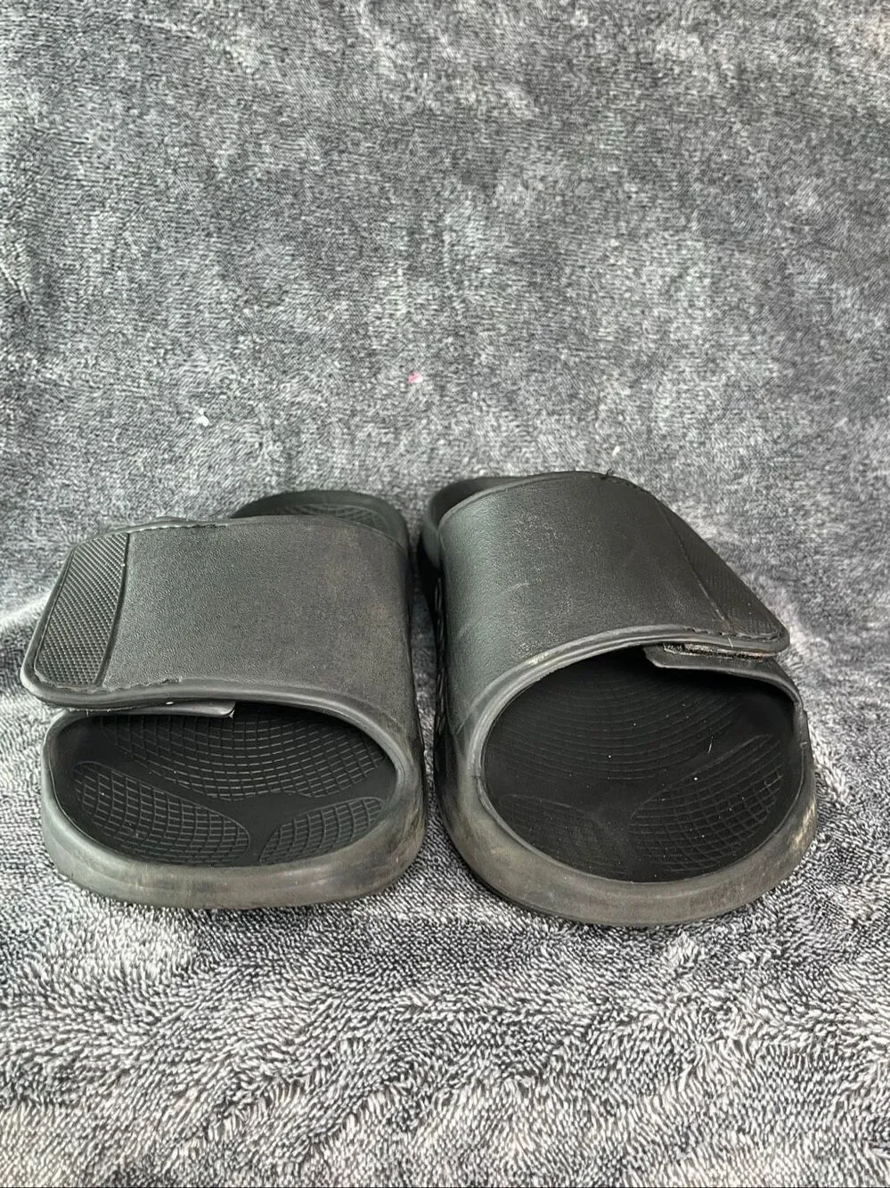 OOFOS OOahh Sport Flex Recovery Sandals Black Men's 9 / Women's 11 Adjustable Sl